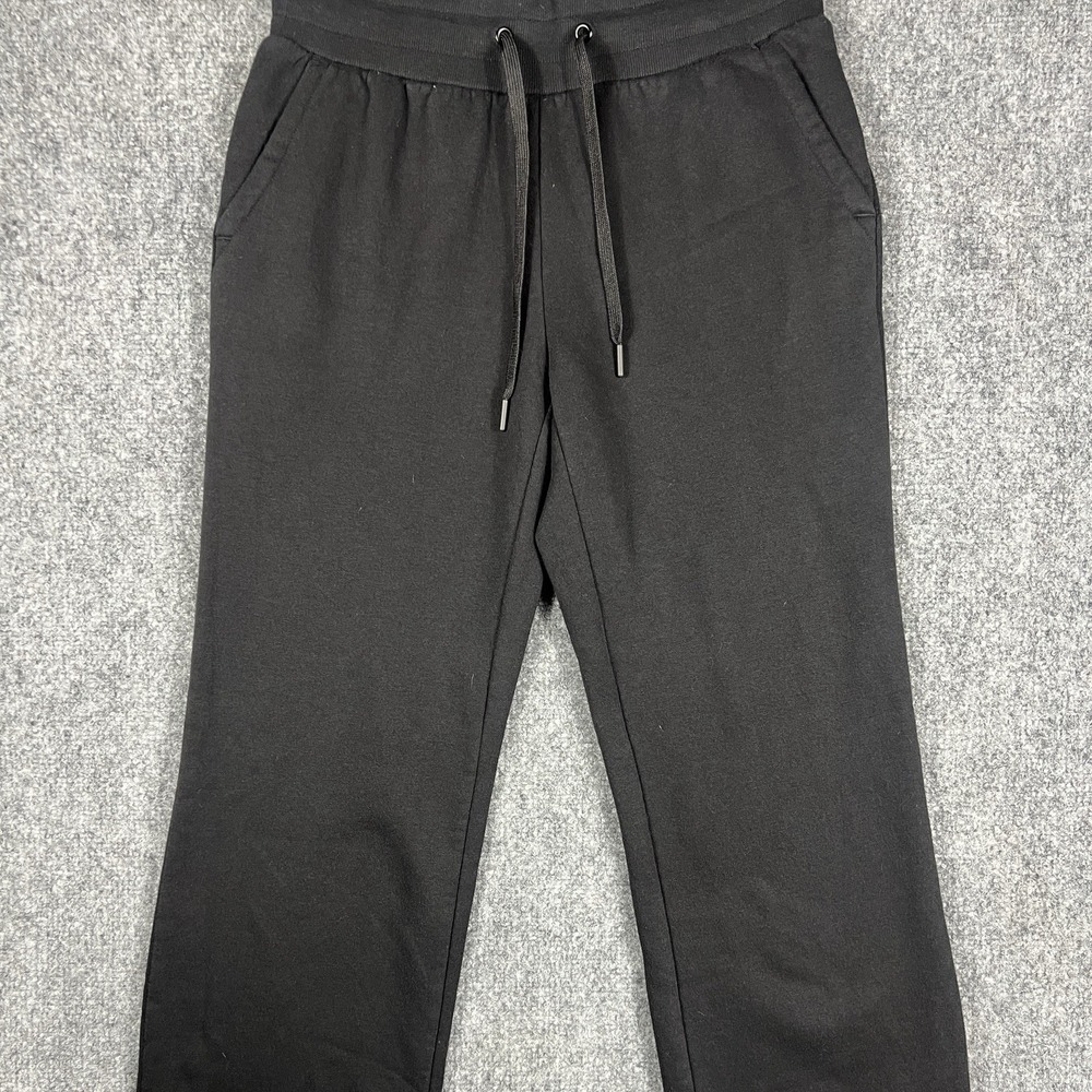 Xersion XS Black Super Soft Fleece Straight Leg Pants With Pockets